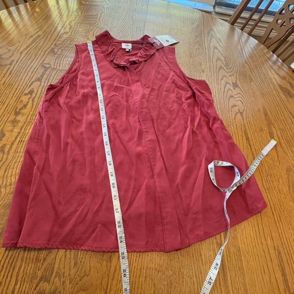Cabi NWT Scorch Top Wine Red Sleeveless Heart of Cabi Line for Under Blazer M - Picture 6 of 10